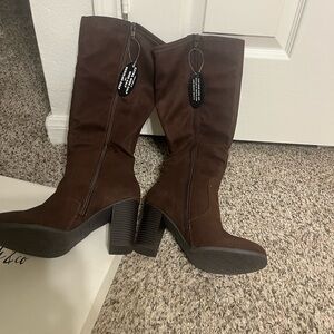 Chic Brown Heeled Boots - Style & Co.